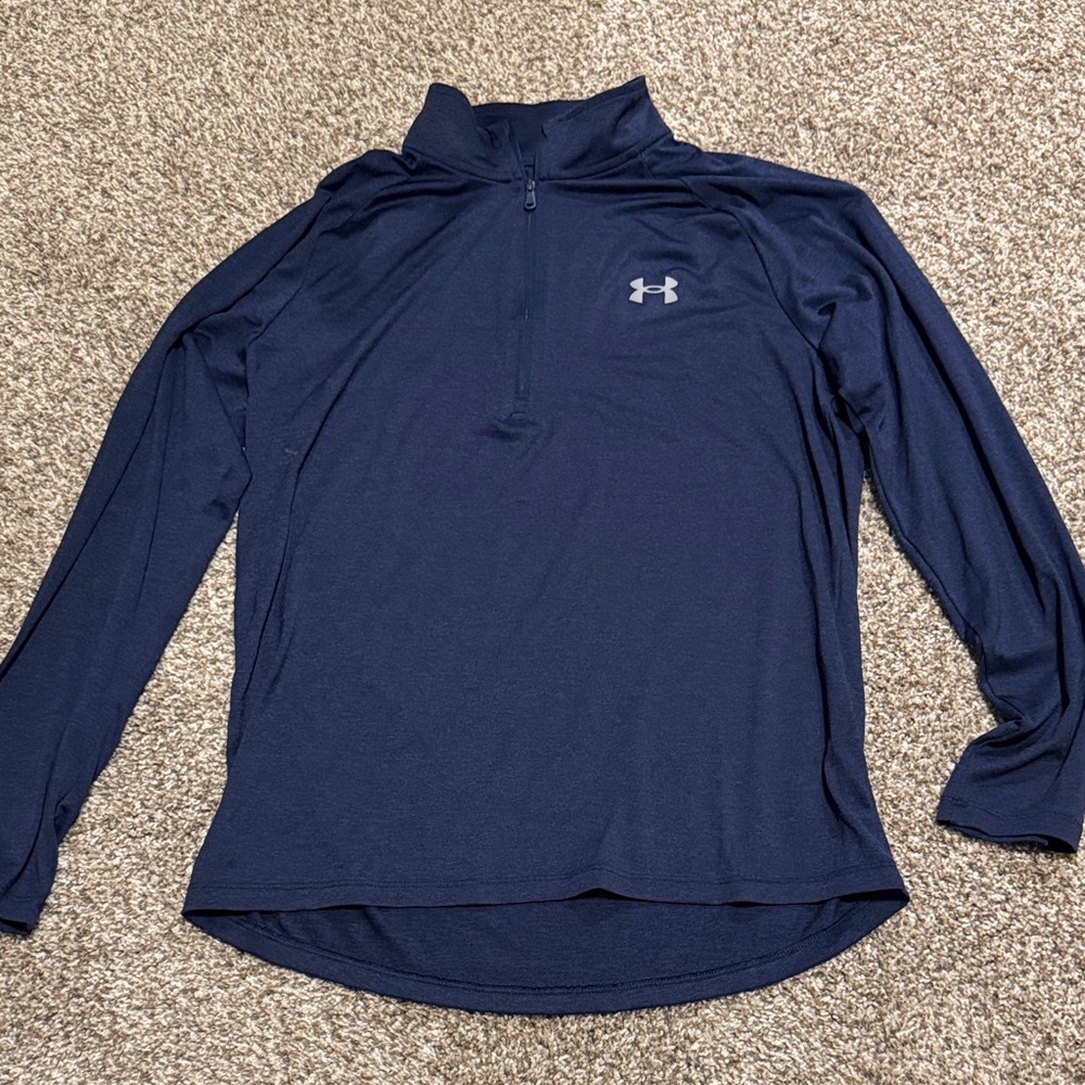 Under Armour Dark Blue Quarter-Zip Top